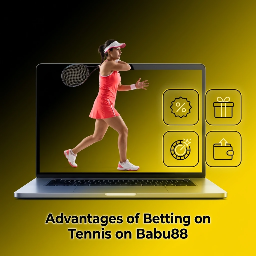 Babu88 tennis betting advantages including live in-play odds, PKR deposits, cash out, and wide market coverage in Pakistan