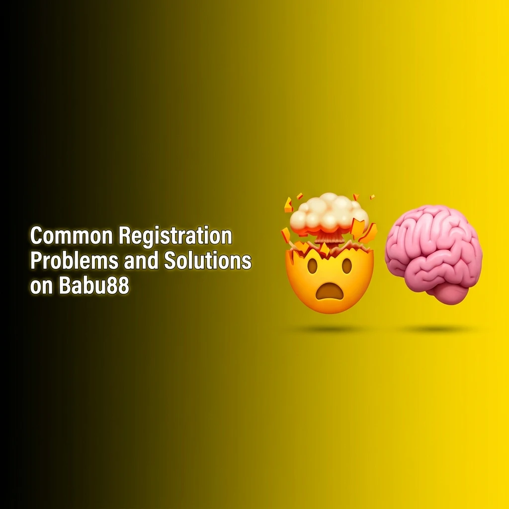 Babu88 registration problems and solutions including SMS issues, form errors, duplicate accounts, and page loading fixes