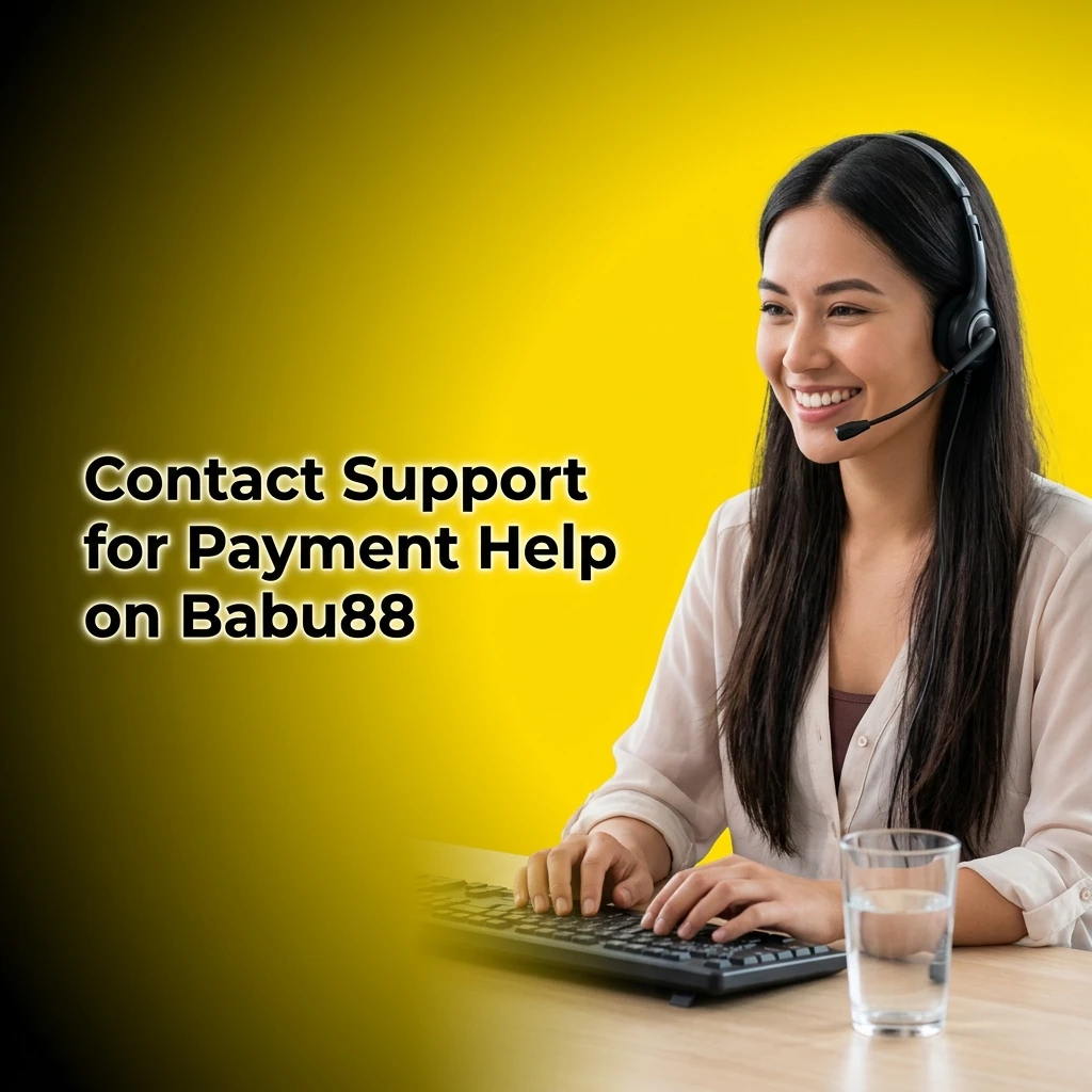 Babu88 payment support channels including live chat, email, Telegram and WhatsApp for players in Pakistan