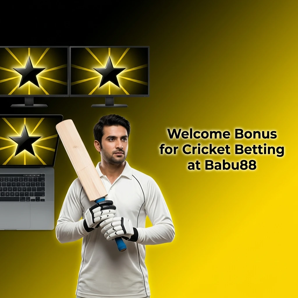 Babu88 welcome bonus 100% up to Rs5000 for cricket betting on IPL T20 World Cup and Test matches in Pakistan