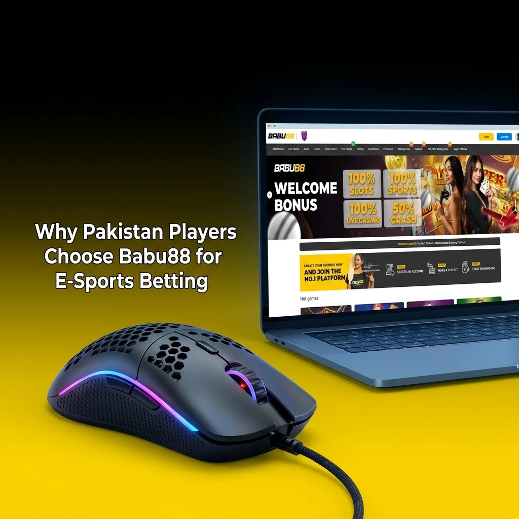 Pakistan players choosing Babu88 for esports betting featuring bonuses, local payments, odds, support and mobile app